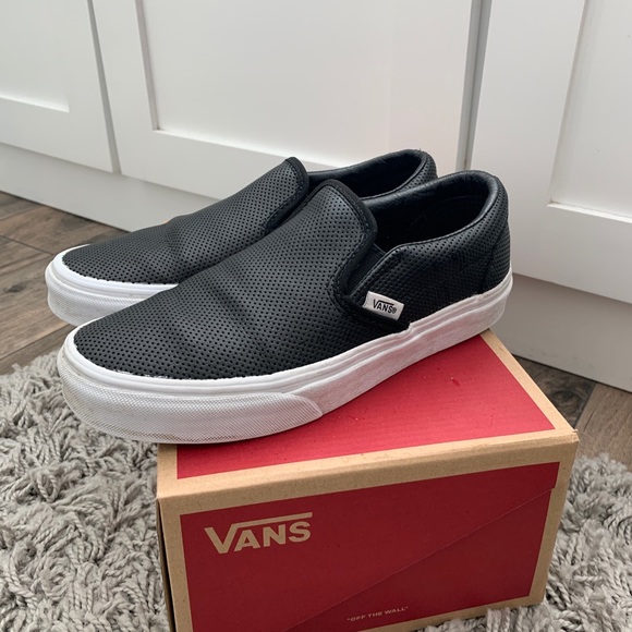 little burgundy vans slip ons